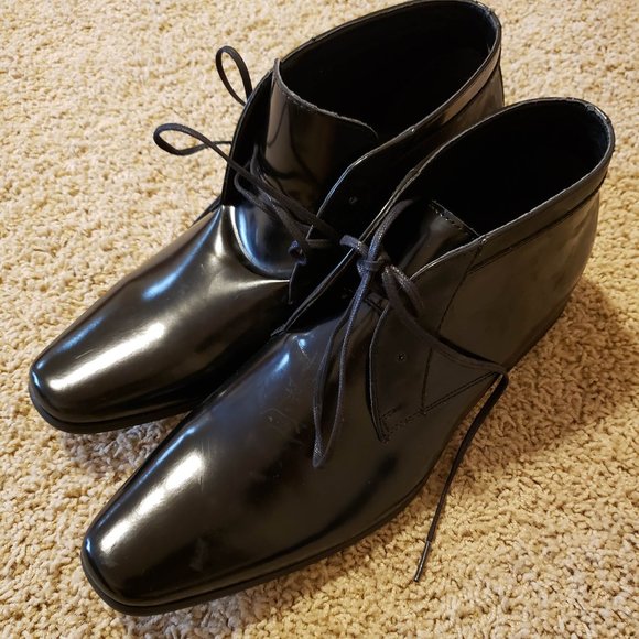 Calvin Klein Ballard Chukka Leather Boot NEW 12M - Picture 1 of 3